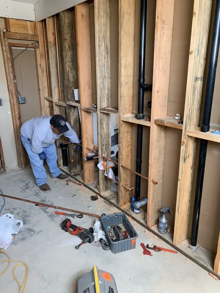 Commercial rough-in plumbing for Commercial Plumbing in Hall Shop Estates